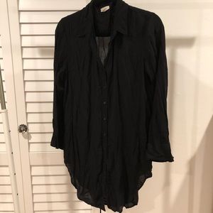 Long black shirt